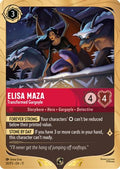 Elisa Maza - Transformed Gargoyle (30) - Disney Lorcana Promo Cards Holofoil