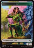 Elf // Treasure Double-Sided Token (ECL-4 // 10) - Lorwyn Eclipsed Foil