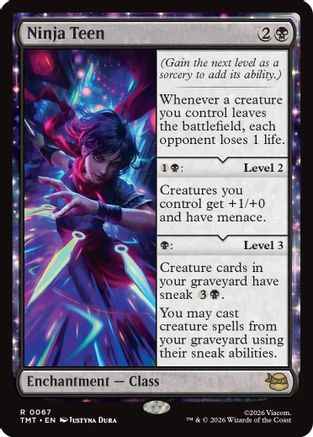 Ninja Teen (TMT-067) - Teenage Mutant Ninja Turtles Foil