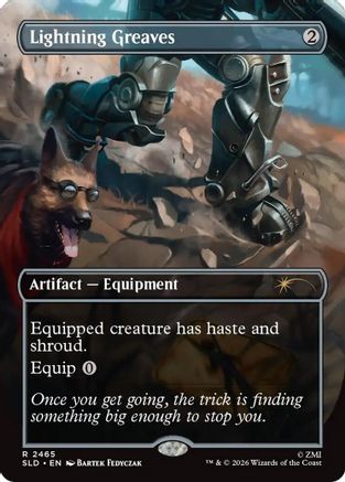 Lightning Greaves (2465) (SLD-2465) - Secret Lair Drop Series Foil