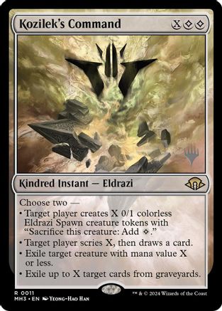 Kozilek's Command (PPECL-011) - Promo Pack: Lorwyn Eclipsed
