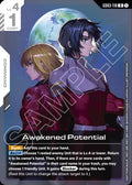Awakened Potential (Newtype Challenge 2026 Mission 1) (GD03-118) - Gundam Promotional Cards Holofoil