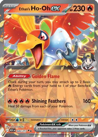 Ethan's Ho-Oh ex 026 - ME Ascended Heroes Holofoil