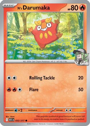 N's Darumaka 032 - ME Ascended Heroes