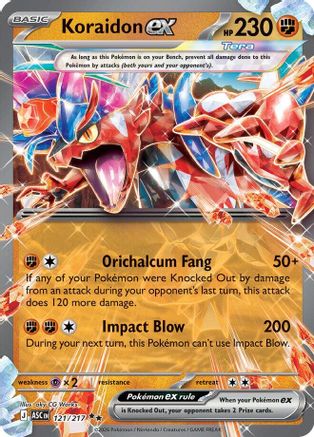 Koraidon ex 121 - ME Ascended Heroes Holofoil