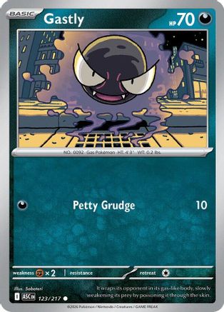 Gastly 123 - ME Ascended Heroes