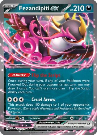 Fezandipiti ex 142/217 - ME Ascended Heroes Holofoil