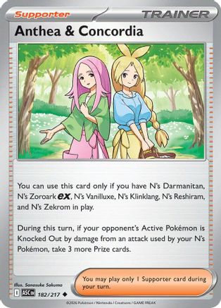 Anthea & Concordia 182/217 - ME Ascended Heroes