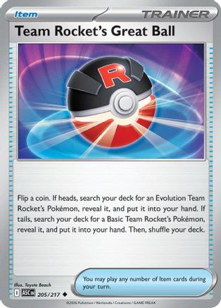 Team Rocket's Great Ball 205 - ME Ascended Heroes