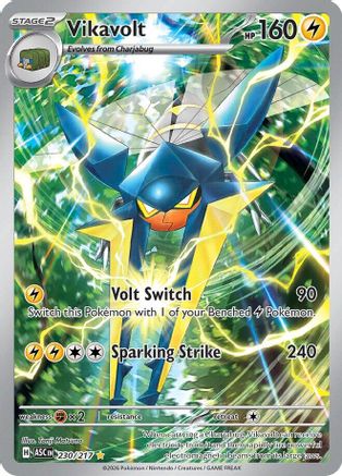 Vikavolt 230/217 - ME Ascended Heroes Holofoil