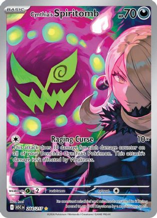 Cynthia's Spiritomb 244/217 - ME Ascended Heroes Holofoil