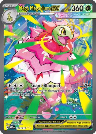Mega Meganium ex 272/217 - ME Ascended Heroes Holofoil