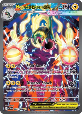 Mega Eelektross ex 278/217 - ME Ascended Heroes Holofoil
