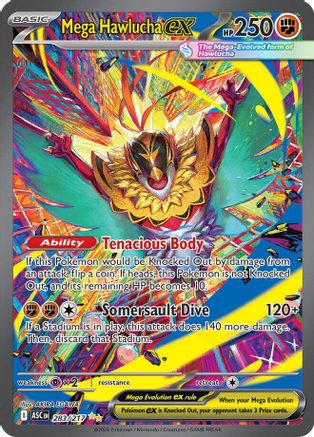 Mega Hawlucha ex 283/217 - ME Ascended Heroes Holofoil