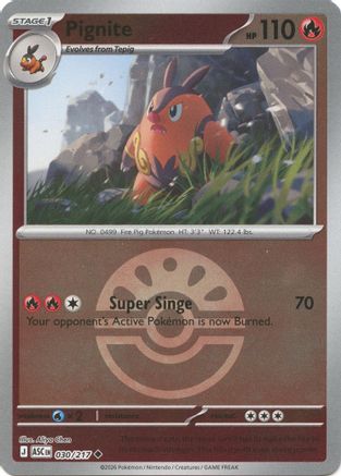 Pignite (Friend Ball) 030 - ME Ascended Heroes Reverse Holofoil