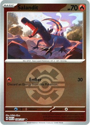 Salandit (Quick Ball) 034 - ME Ascended Heroes Reverse Holofoil