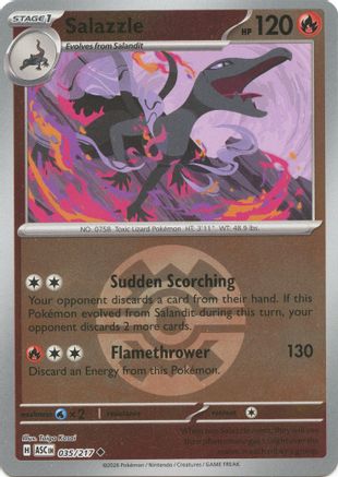 Salazzle (Quick Ball) 035/217 - ME Ascended Heroes Reverse Holofoil