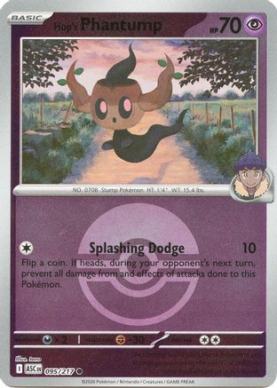 Hop's Phantump (Poke Ball) 095 - ME Ascended Heroes Reverse Holofoil
