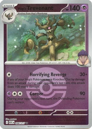 Hop's Trevenant (Poke Ball) 096/217 - ME Ascended Heroes Reverse Holofoil