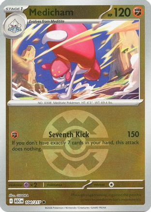 Medicham (Quick Ball) 104/217 - ME Ascended Heroes Reverse Holofoil