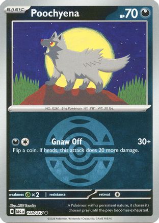 Poochyena (Dusk Ball) 128 - ME Ascended Heroes Reverse Holofoil