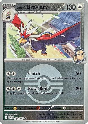 Larry's Braviary (Poke Ball) 174 - ME Ascended Heroes Reverse Holofoil