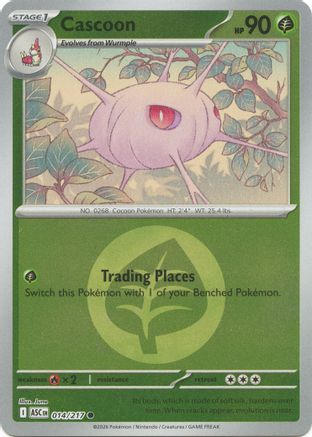 Cascoon (Energy Symbol Pattern) 014 - ME Ascended Heroes Reverse Holofoil