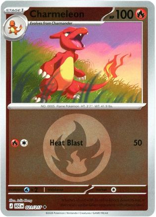 Charmeleon (Energy Symbol Pattern) 021 - ME Ascended Heroes Reverse Holofoil