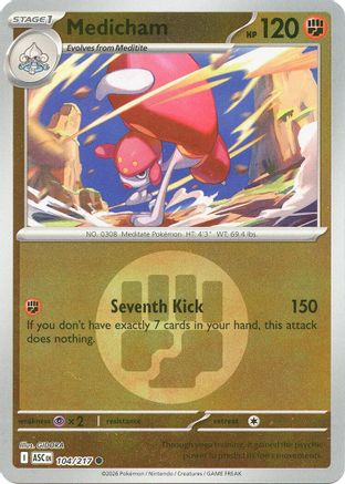 Medicham (Energy Symbol Pattern) 104/217 - ME Ascended Heroes Reverse Holofoil