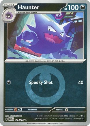 Haunter (Energy Symbol Pattern) 124 - ME Ascended Heroes Reverse Holofoil