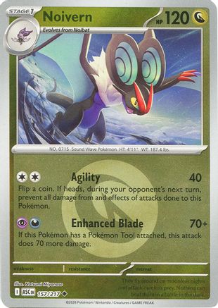 Noivern (Energy Symbol Pattern) 157 - ME Ascended Heroes Reverse Holofoil