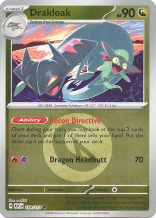 Drakloak (Energy Symbol Pattern) 159/217 - ME Ascended Heroes Reverse Holofoil