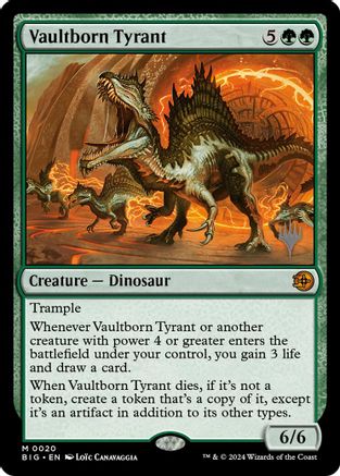 Vaultborn Tyrant (PPECL-020) - Promo Pack: Lorwyn Eclipsed Foil