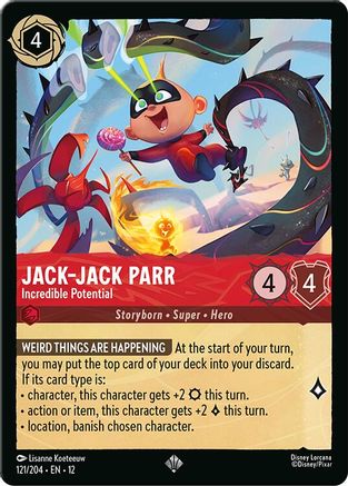 Jack-Jack Parr - Incredible Potential (121/204) - Wilds Unknown