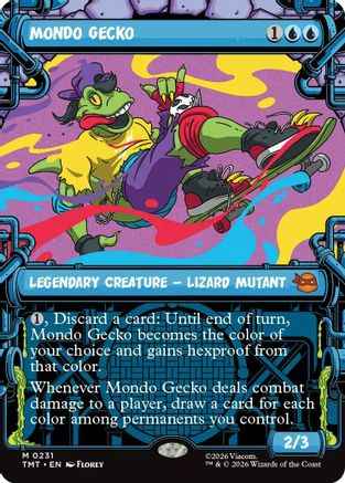 Mondo Gecko (Showcase) (TMT-231) - Teenage Mutant Ninja Turtles