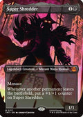 Super Shredder (Borderless) (TMT-217) - Teenage Mutant Ninja Turtles Foil