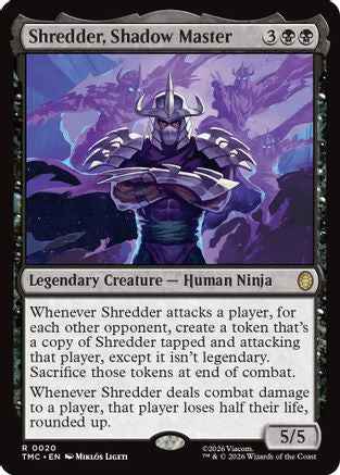 Shredder, Shadow Master (TMC-020) - Commander: Teenage Mutant Ninja Turtles