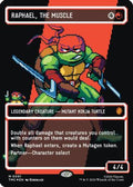 Raphael, the Muscle (0091) (Borderless) (Surge Foil) (TMC-091) - Commander: Teenage Mutant Ninja Turtles Foil