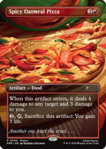 Spicy Oatmeal Pizza (Borderless) (UMP-003) - Unique and Miscellaneous Promos Foil