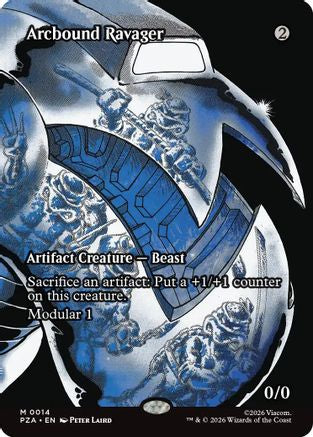 Arcbound Ravager (Borderless) (PZA-136) - Teenage Mutant Ninja Turtles Eternal-Legal Foil