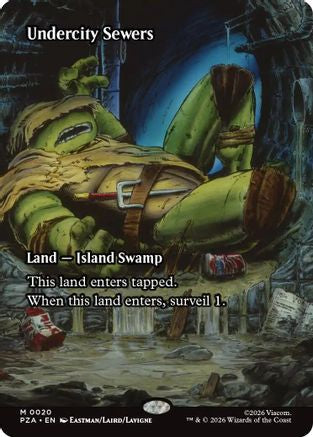 Undercity Sewers (Borderless) (PZA-020) - Teenage Mutant Ninja Turtles Eternal-Legal