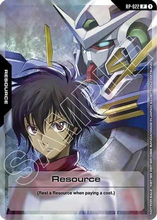 Resource (RP-022) (Mobile Suit Gundam 00) (RP-022) - Promotional Resource Tokens Holofoil