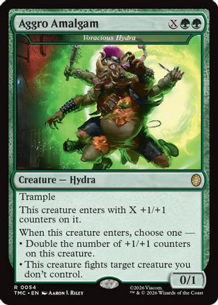Aggro Amalgam - Voracious Hydra (TMC-054) - Commander: Teenage Mutant Ninja Turtles