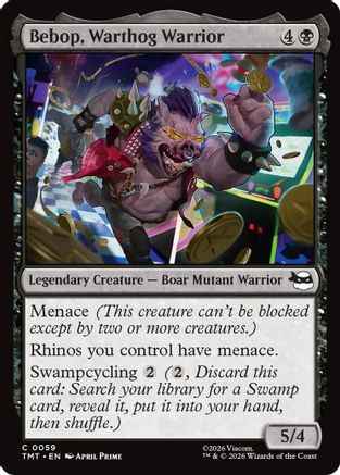 Bebop, Warthog Warrior (TMT-059) - Teenage Mutant Ninja Turtles Foil