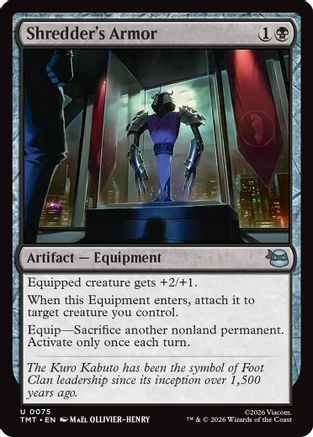 Shredder's Armor (TMT-075) - Teenage Mutant Ninja Turtles