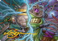 Mind Transfer Protocol Art Card (ASTMT-005) - Art Series: Teenage Mutant Ninja Turtles