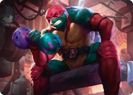 Raphael, Tough Turtle Art Card (Gold-Stamped Signature) (ASTMT-009) - Art Series: Teenage Mutant Ninja Turtles