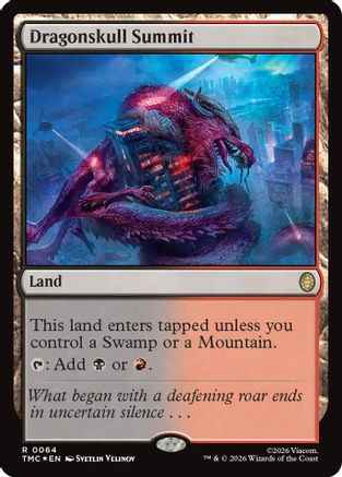 Dragonskull Summit (Surge Foil) (TMC-064) - Commander: Teenage Mutant Ninja Turtles Foil