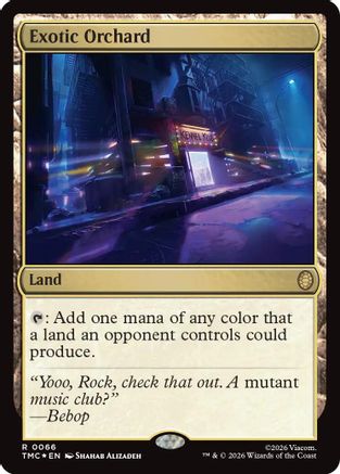 Exotic Orchard (Surge Foil) (TMC-066) - Commander: Teenage Mutant Ninja Turtles Foil