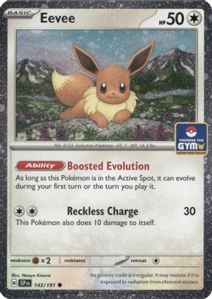 Eevee (Southeast Asia Exclusive) 143 - League & Championship Cards Holofoil